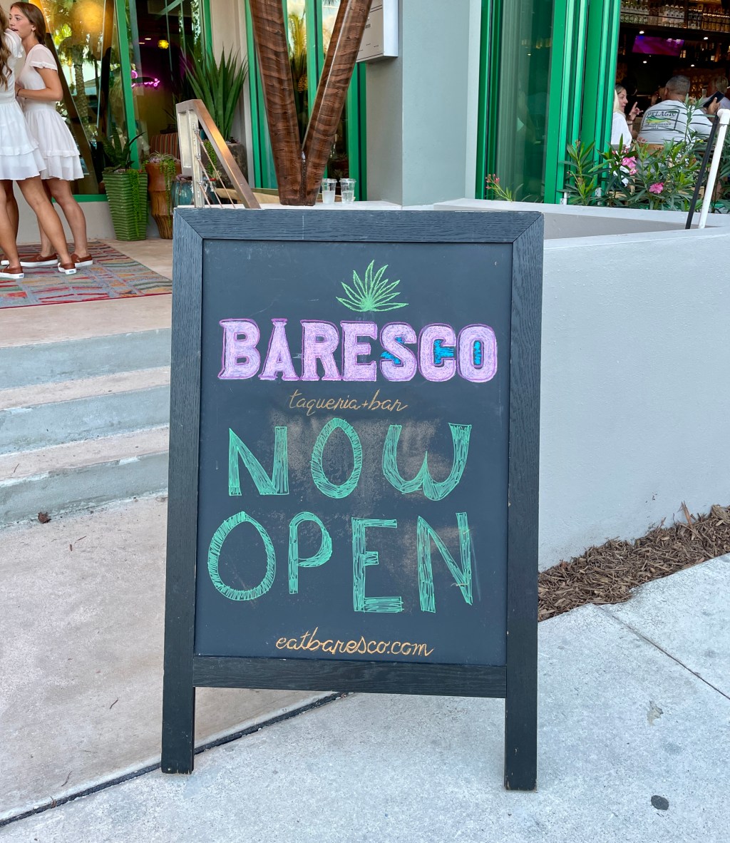 Baresco is Open